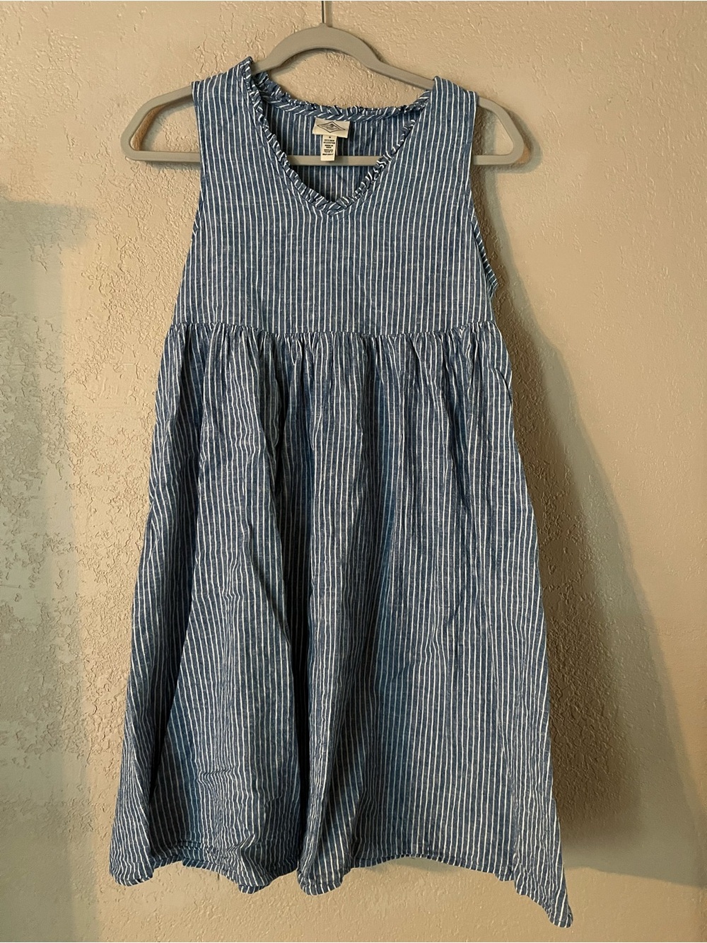 Cotton Linen Baby Doll Dress with Pockets!